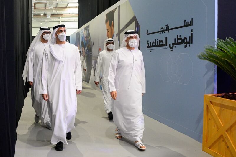 Sheikh Khaled bin Mohamed, member of the Abu Dhabi Executive Council and Chairman of the Abu Dhabi Executive Office, has launched the Abu Dhabi Industrial Strategy to strengthen the emirate’s position as the region’s most competitive industrial centre. All photos: Abu Dhabi Government Media Office