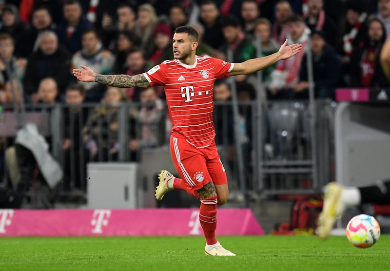 Bayern Munich's Lucas Hernandez earns £304,000 a week. Reuters