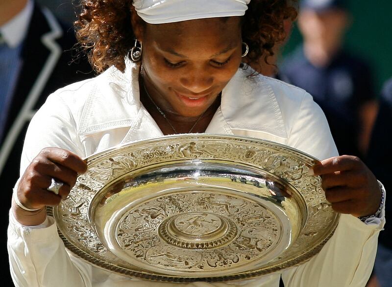 Serena Williams defeated her sister Venus Williams to win the 2009 Wimbledon title. AFP