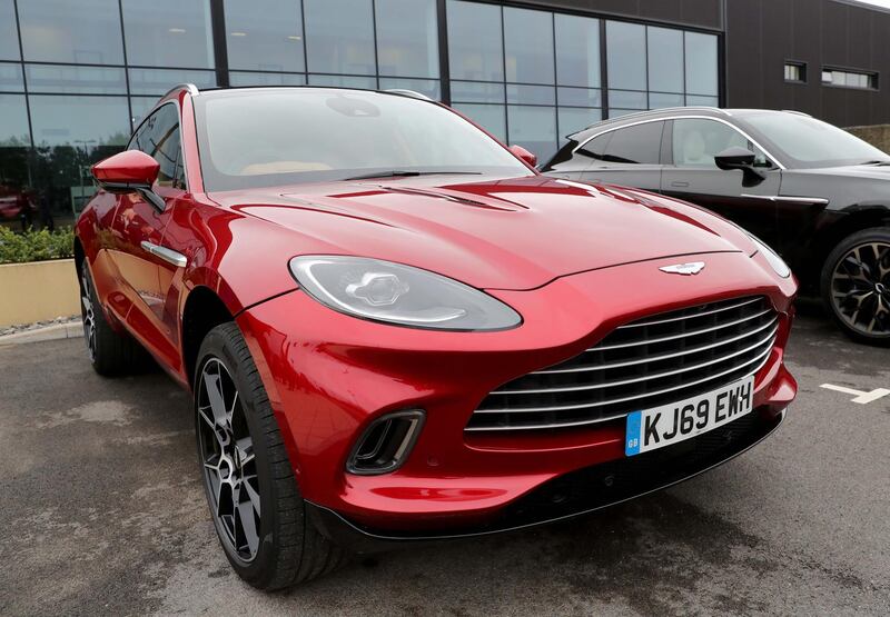 ST ATHAN, UNITED KINGDOM - FEBRUARY 21: Aston Martin's first SUV the Aston Martin DBX is seen at the new factory in St Athan, Wales on February 21, 2020 in United Kingdom. (Photo by Chris Jackson/Getty Images)