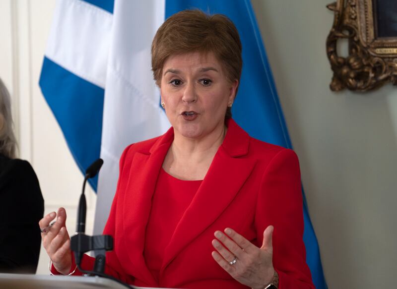 Scottish First Minister Nicola Sturgeon unveiled her plan for Scottish independence on Monday. Getty Images