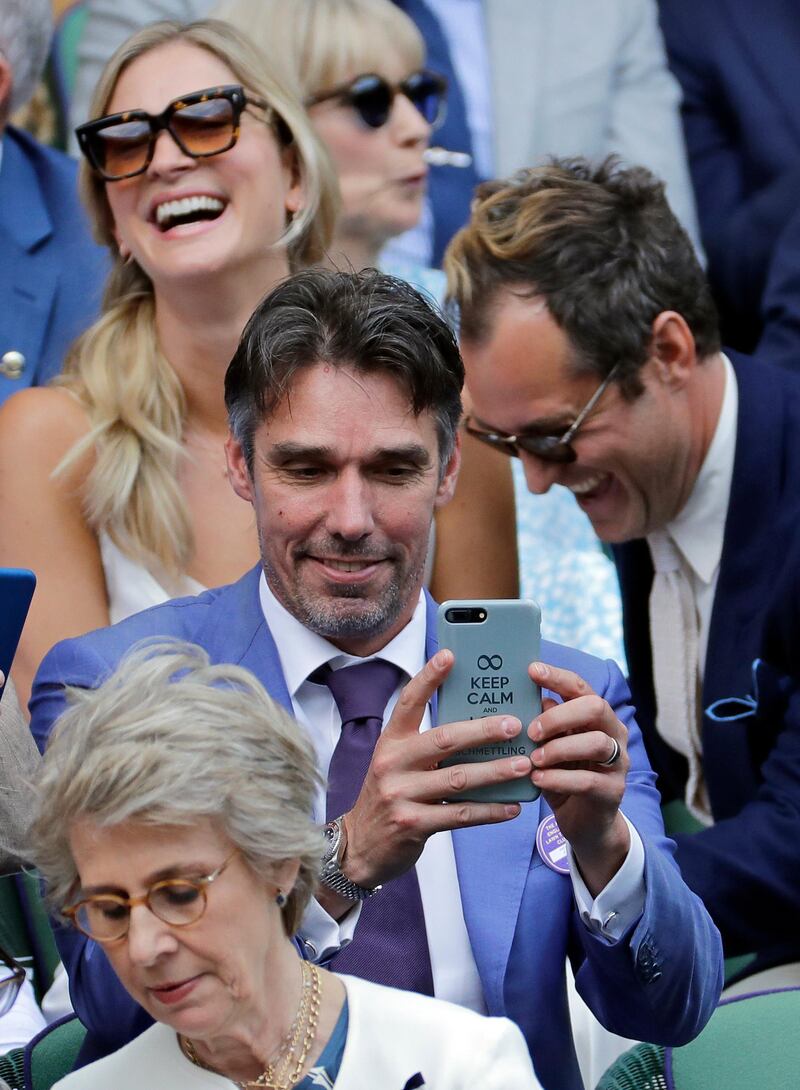 Former Wimbledon champion Michael Stich. AP