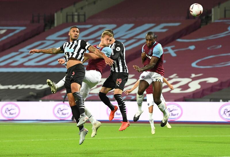 Tomas Soucek - 6: Can be so dangerous in the air. One first-half header just wide from Fredericks cross. Getty