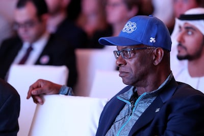 Abu Dhabi, United Arab Emirates - December 04, 2018: Bob Beamon olympic champion. The Local Organizing Committee of Special Olympics World Games Abu Dhabi 2019 will be hosting its first major Media Summit ahead of the World Games due to take place from 14 - 21 March 2019. Tuesday the 4th of December 2018 at The Westin, Abu Dhabi. Chris Whiteoak / The National