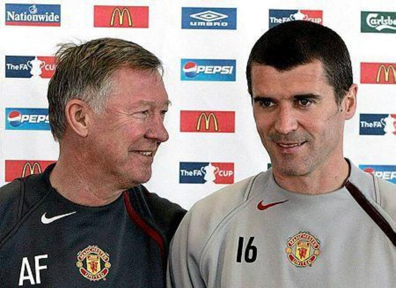 Sir Alex Ferguson, left, spent 27 years in football management at Manchester United. PA