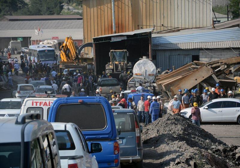 Yildiz said the deaths were caused by carbon monoxide poisoning and feared the toll could end up much higher than the latest count of 201 workers. AP Photo