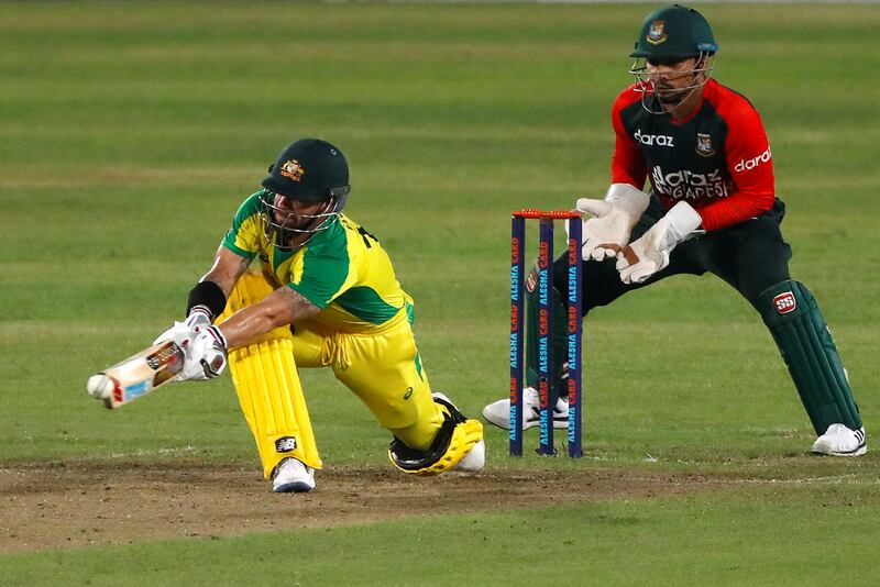 Australia's Matthew Wade bats in Dhaka on Tuesday.