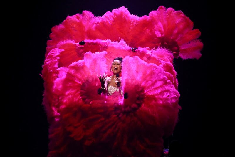 Muni Long performs at the BET Awards 2022 at the Microsoft Theatre in Los Angeles, California, on June 26. Reuters