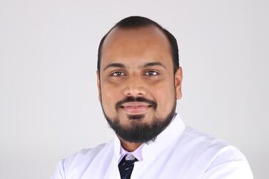 Dr Saheer Sainalabdeen, respiratory medicine specialist at Medeor Hospital in Dubai, says the rollout of the Pfizer vaccine is a relief to health workers. Courtesy: Medeor Hospital