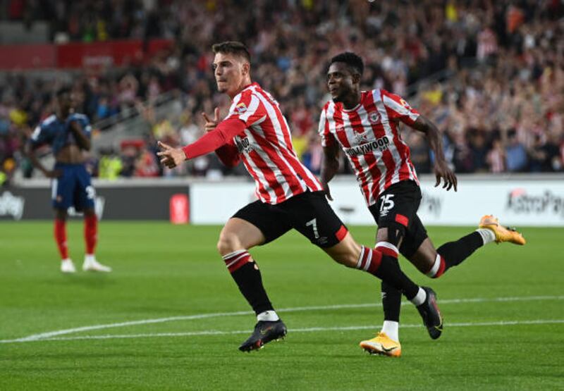 Sergi Canos: 9 - The wing-back scored Brentford’s first goal in the top flight in 74 years, driving into the box and scoring a neat near-post finish. He often pushed high up the pitch to help sustain pressure and was rewarded with a goal for his fine performance.