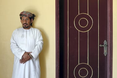 Khalifa Hamoud Salem Al Bathari Masharmi, one of the guardians of the Bathari language, at his home in Shuwaymiyah, 300km west of Salalah. Chris Whiteoak / The National