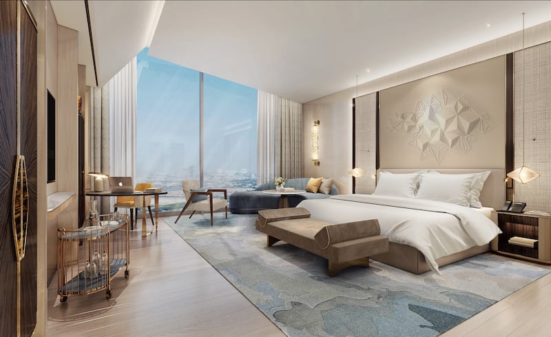 A rendering of The St Regis Riyadh, which is due to open in 2022. Photo: Marriott International