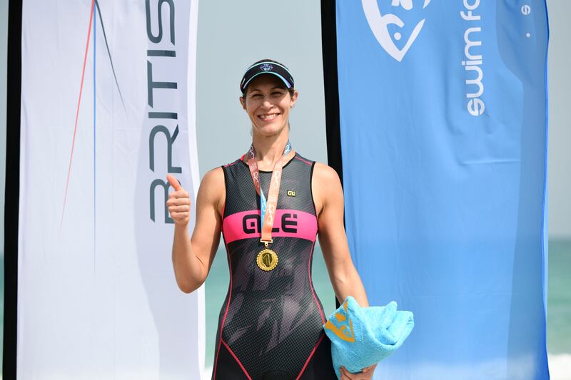 Eva Cabezas, first-place winner in female masters category