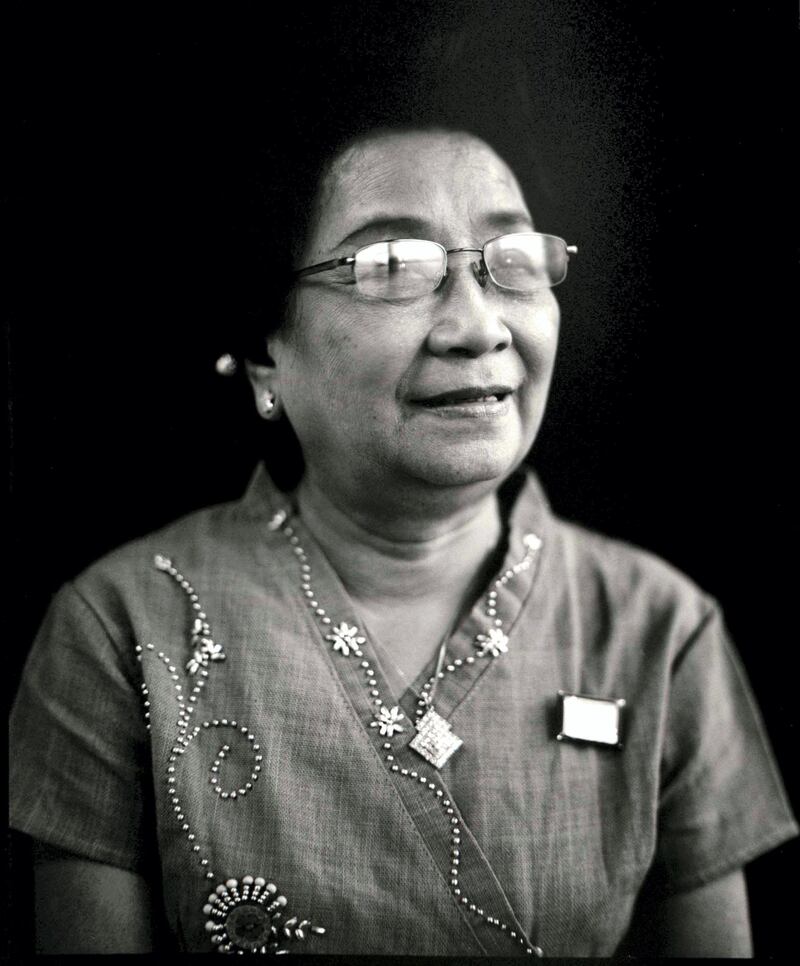 Yangon, 2012. Ran the National League for Democracy Central Committee on women. Photo by Chris Bartlett