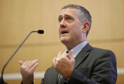 St Louis Federal Reserve president James Bullard argued that the US central bank is 'not as far behind the curve as you might have thought'. Reuters