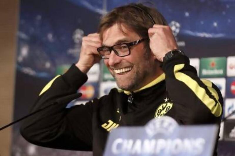 Juergen Klopp is open to technological developments, and emphasises fitness and stamina at Borussia Dortmund. Paco Campos / EPA