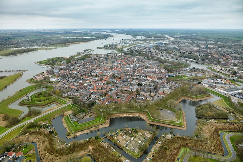 The Dutch Water Defence Lines is one of the largest World Heritage sites and stretches for 200km, protecting cities including Amsterdam. Photo: New Dutch Waterline