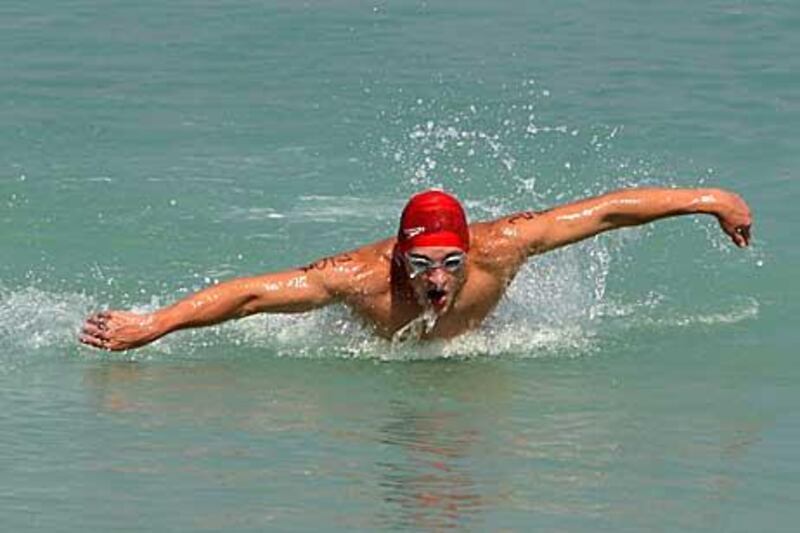 Serbia’s Velimir Stjepanovic, regarded as a medal contender for the 2012 Olympics, swept the board in Abu Dhabi yesterday.