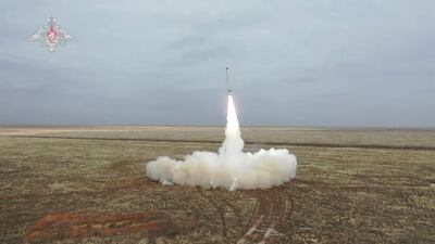Iskander tactical missile launched in Russia. Reuters