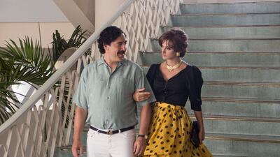 Javier Bardem and Penelope Cruz in Loving Pablo. Photo by Raul Soto