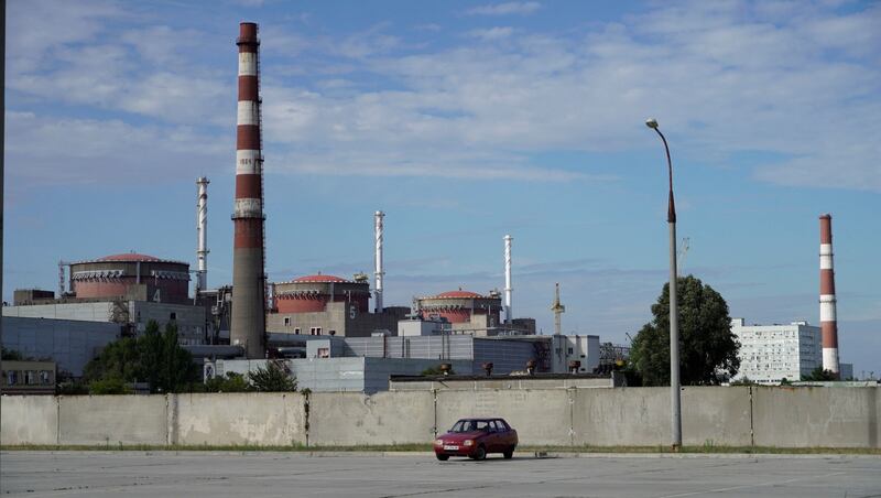 The Zaporizhzhia Nuclear Power Plant in Enerhodar, Ukraine. AFP