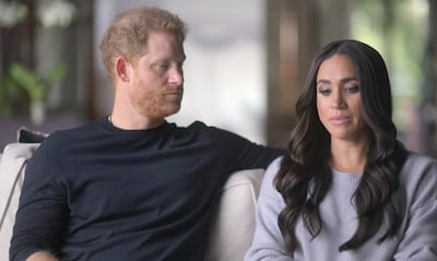 The Duke and Duchess of Sussex's Netflix documentary Harry & Meghan could receive a nomination in the Outstanding Documentary of Nonfiction Series category. Photo: Netflix