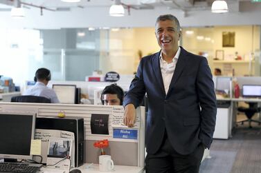 Rabea Ataya, serial entrepreneur and chief executive of Bayt.com is considering taking the largest online job site public. Pawan Singh / The National