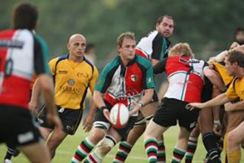 The coaches and players of Abu Dhabi Harlequins have travelled to London in the past and benefited from several initiatives to improve their game.