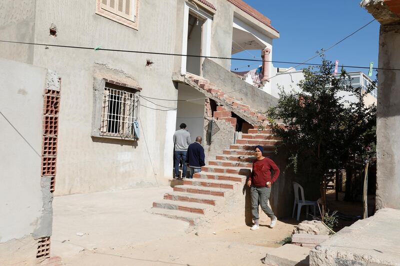 The Family home of Brahim Aouissaoui in Thina, a suburb of Sfax, Tunisia. Reuters