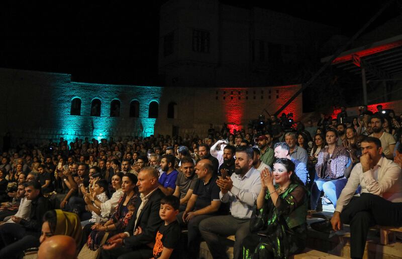 The audience at the concert in Erbil, the capital of the Kurdish autonomous region in northern Iraq.