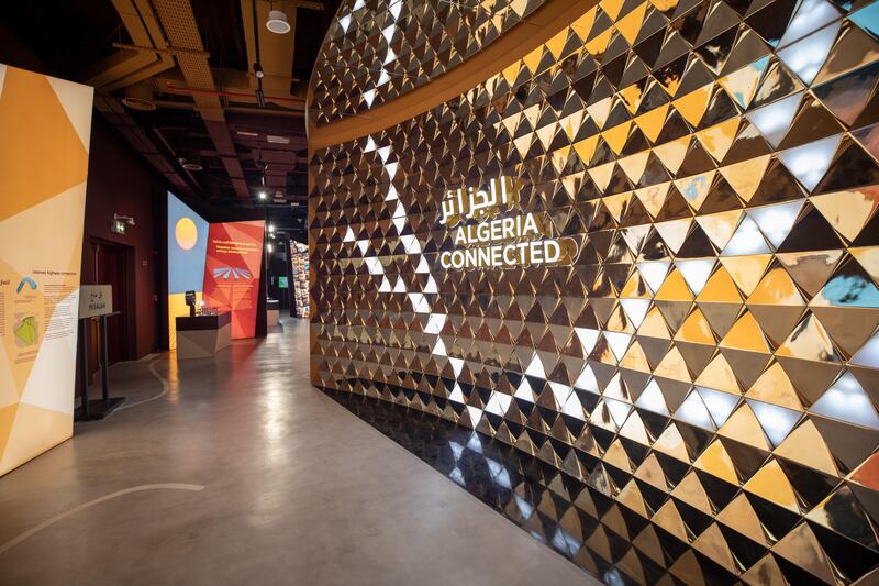 Interior of the Algeria Pavilion, Expo 2020 Dubai. Katarina Premfors/Expo 2020 Dubai