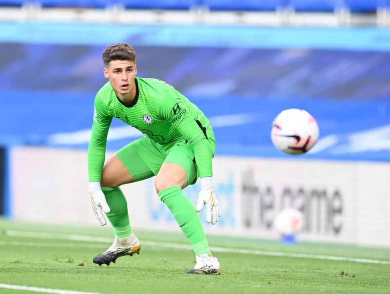 Kepa Arrizabalaga of Chelsea. EPA