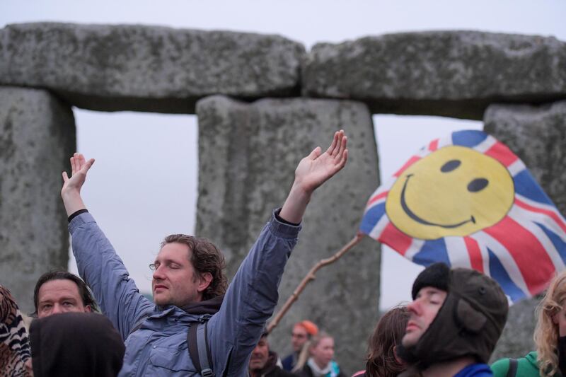 'We have been disappointed that a number of people have chosen to disregard our request to not travel to the stones this morning,' Host Ed Shires said. Getty Images