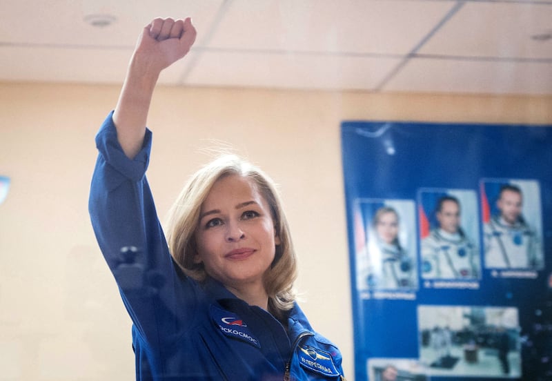 Actress Yulia Peresild will play a female surgeon who is dispatched to the ISS to save an astronaut in 'The Challenge'. AFP