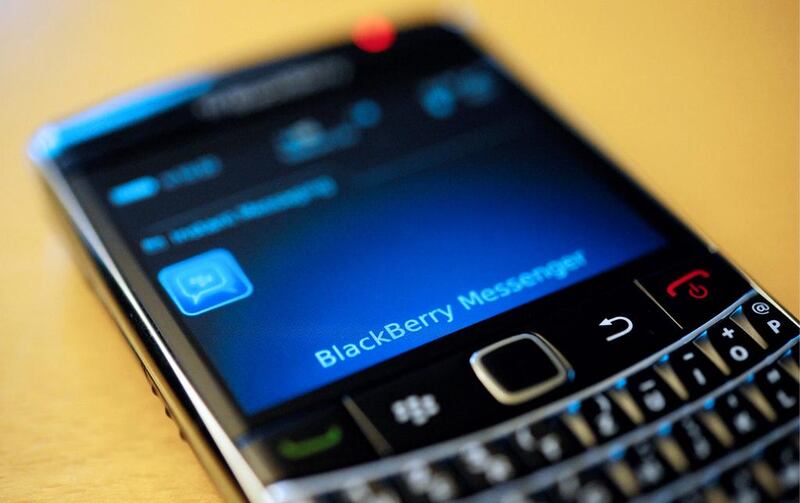 BlackBerry Messenger (BBM), the revolutionary instant messaging service available to users. AP