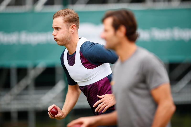 Cricket - England Nets - Emirates Old Trafford, Manchester, Britain - September 2, 2019   England's Stuart Broad during nets   Action Images via Reuters/Jason Cairnduff