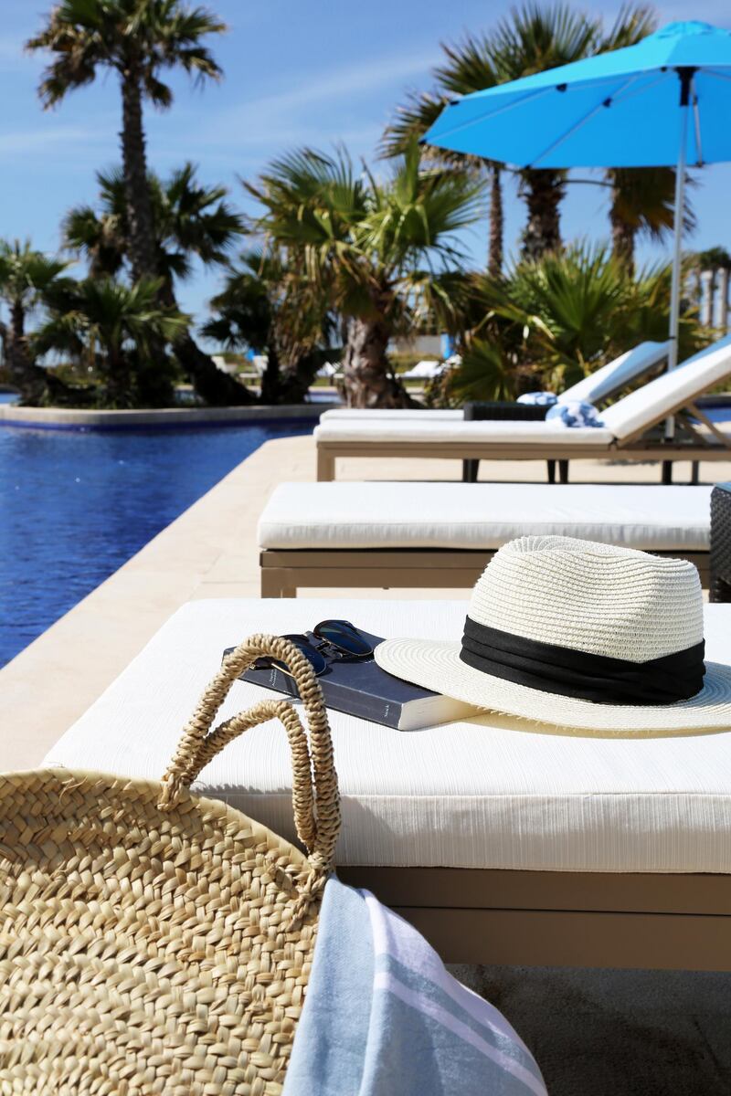 The hotel boasts three outdoor pools. Courtesy Hilton Tangier Al Houara