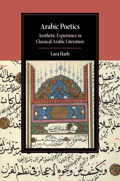 Arabic Poetics: Aesthetic Experience in Classical Arabic Literature by Lara Harb. Courtesy Cambridge University Press
