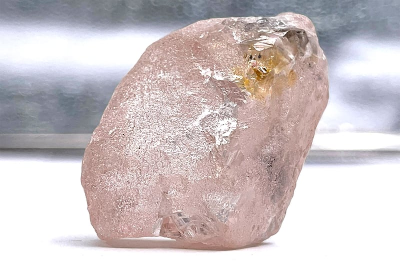 The gemstone was unearthed at the Lulo mine in Angola's diamond-rich region. AFP