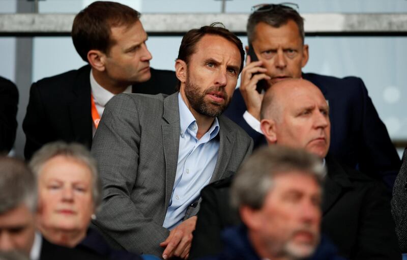 Soccer Football - UEFA European Under-17 Championship Semi-Final - England vs Netherlands - Proact Stadium, Chesterfield, Britain - May 17, 2018   England manager Gareth Southgate in the stands   Action Images via Reuters/Carl Recine