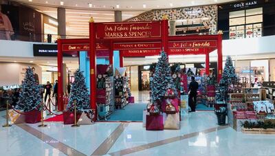 An M&S pop-up has opened at Dubai's Marina Mall. Courtesy Marks and Spencer 