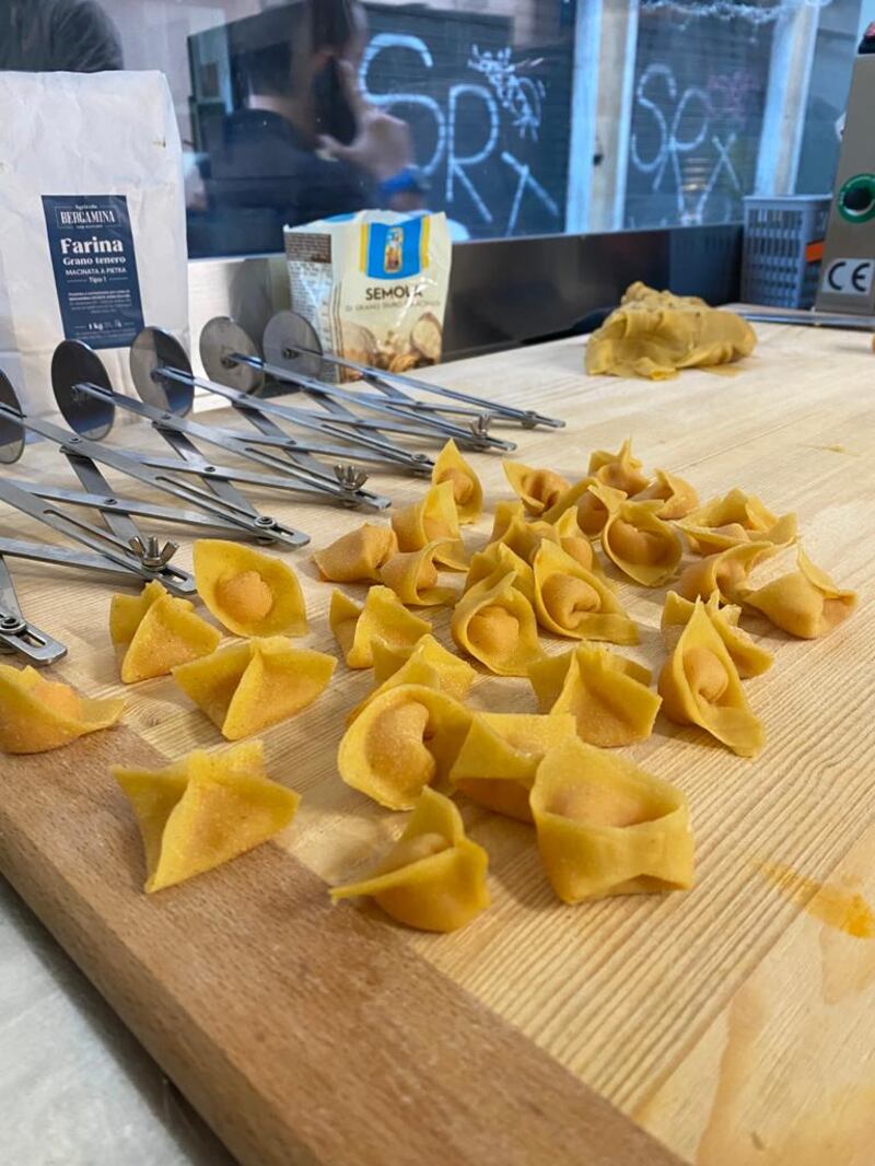 The output of a pasta masterclass in Soj, Parma. Farah Andrews / The National