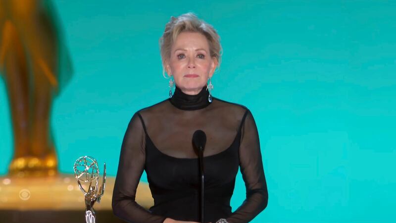 Jean Smart accepts the award for Outstanding Lead Actress in a Comedy Series for 'Hacks'. AP