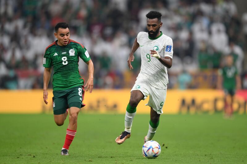 Firas Al Buraikan 4 – The Saudi frontman lacked pace and could not threaten when getting behind the Mexico defensive line. Getty Images