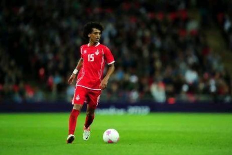 Omar Abdulrahman played a part in both goals that UAE scored at the Olympics.
