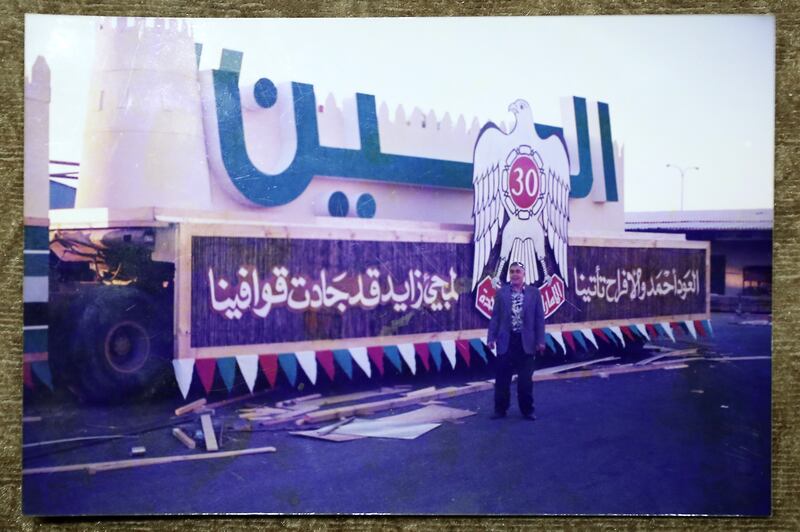 A photograph of Adnan Al Khatib who left his mark on the Garden City of Al Ain.
