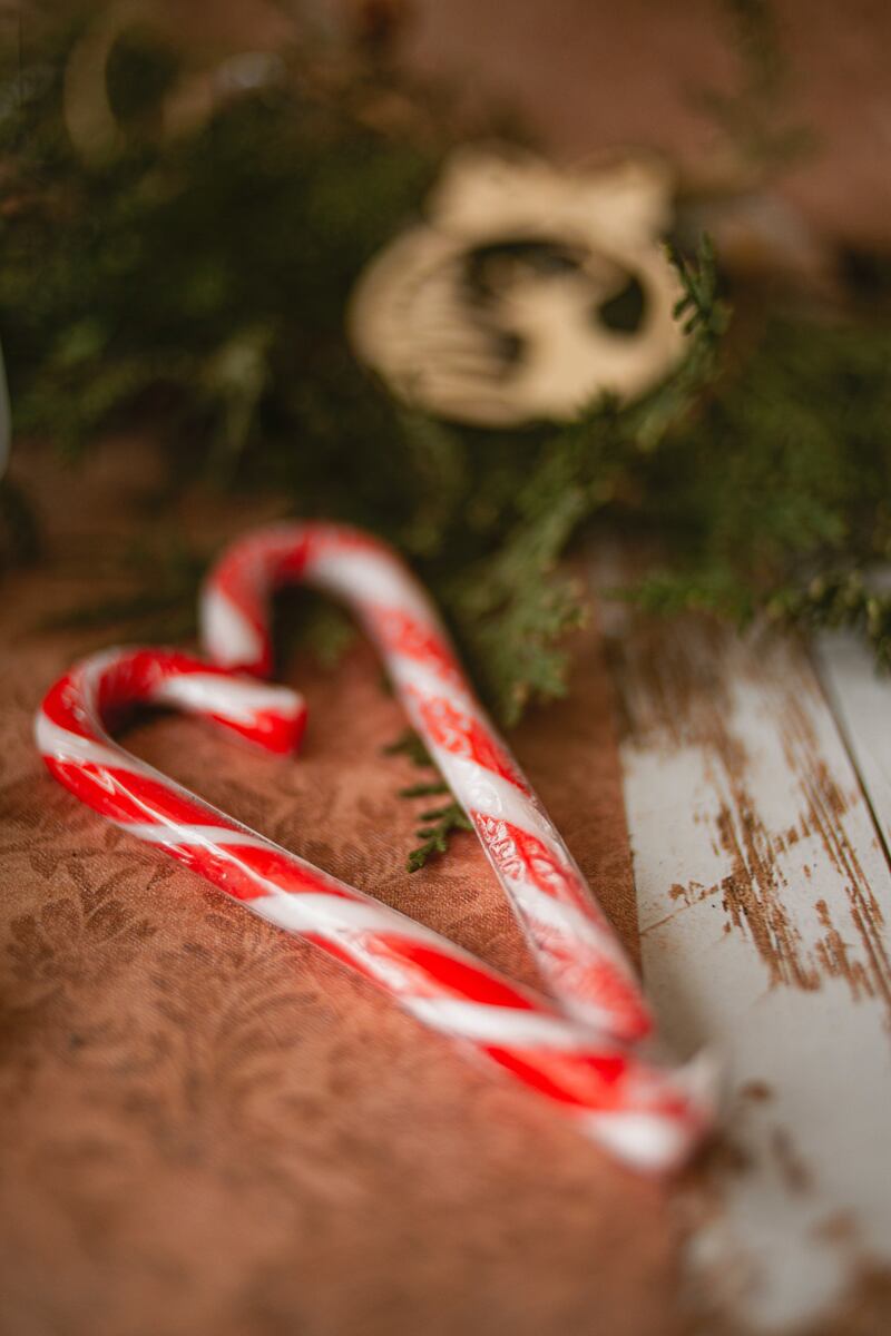 According to folklore, candy canes were invented to keep children quiet during Christmas Eve church services. Photo: Yana Gorbunova / Unsplash