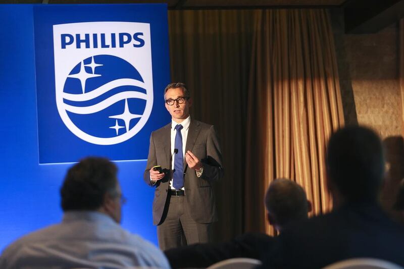 Roy Jakobs, the chief executive of Philips Middle East and Africa, says the LED revolution has had a huge uptake in the UAE. Sarah Dea / The National