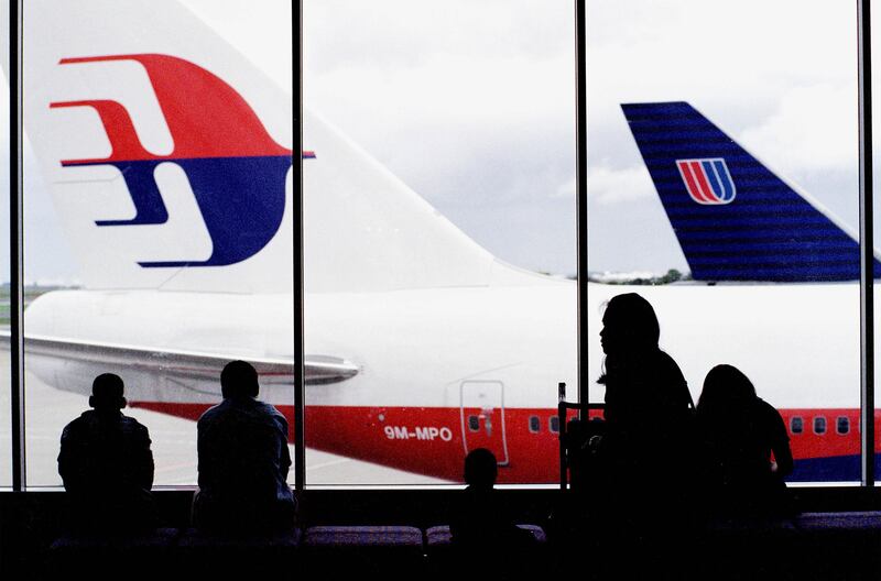A Malaysia Airlines plane at Sydney Airport at an earlier date. Getty Images