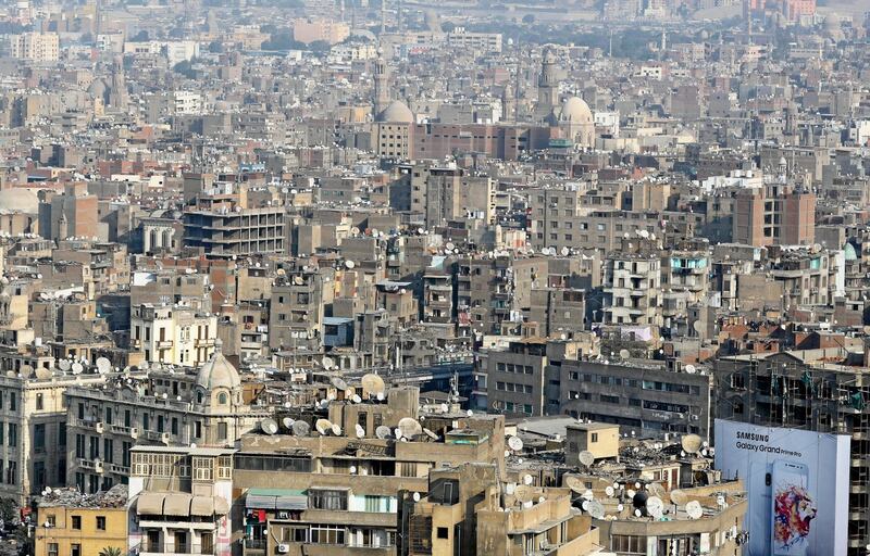A general view of clustered buildings in Cairo, Egypt, January 28, 2018. REUTERS/Mohamed Abd El Ghany